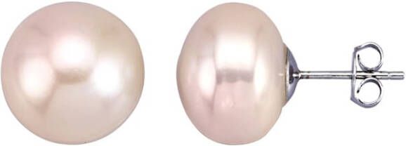 AMY VERMONT Oorstekers met cultivé zoetwaterparels Zilverkleur