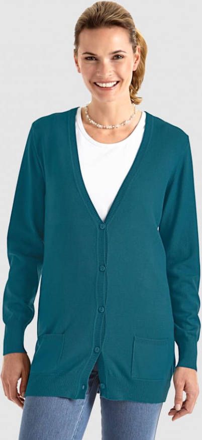 MONA Vest van TRAUMHAFT materiaal Petrol